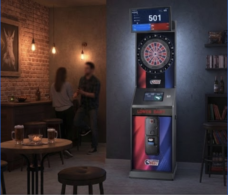 Dartautomat Löwen Dart Turnier HB10 blau-rot – Bild 2