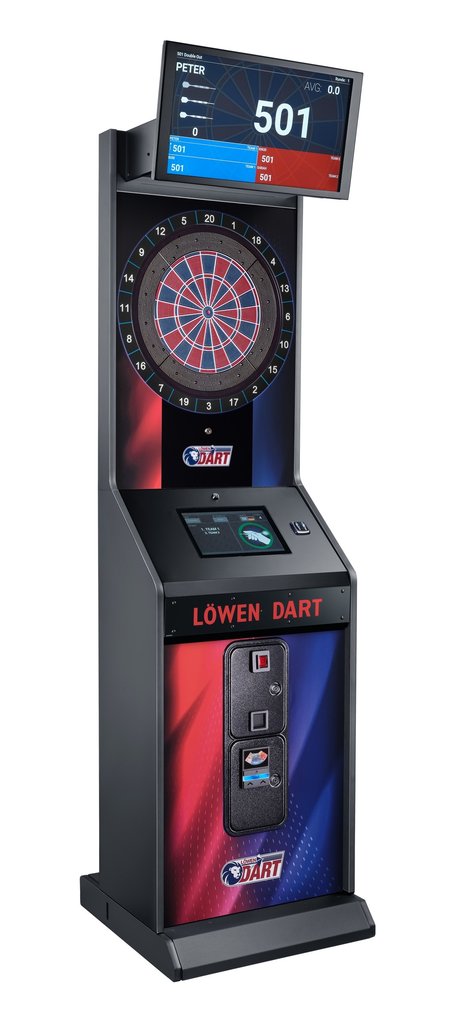 Dartautomat Löwen Dart Turnier HB10 blau-rot – Bild 8