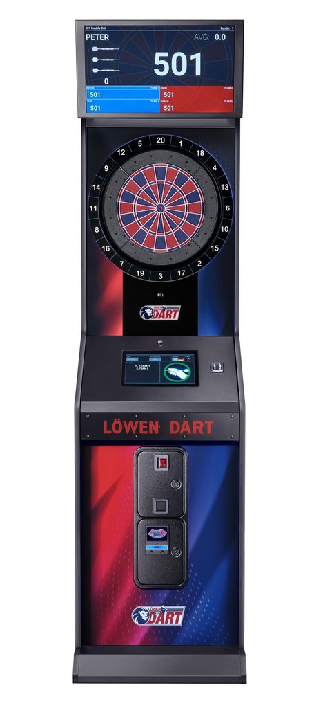 Dartautomat Löwen Dart Turnier HB10 blau-rot – Bild 9