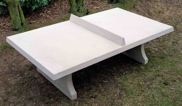 Tischtennisplatte aus Beton - eckig – Bild 4