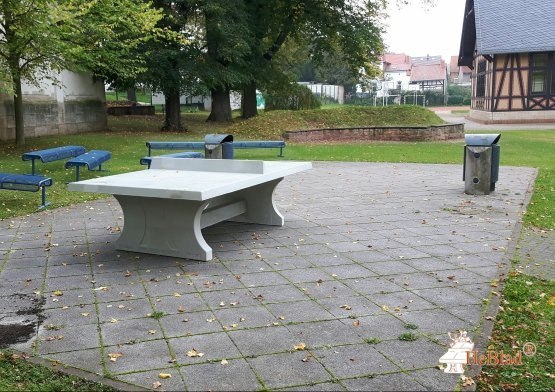 Tischtennisplatte aus Beton - eckig – Bild 7