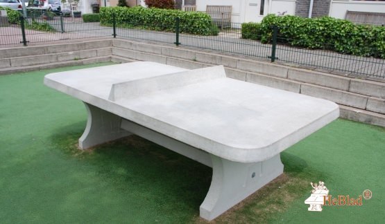 Tischtennisplatte aus Beton - abgerundet – Bild 2