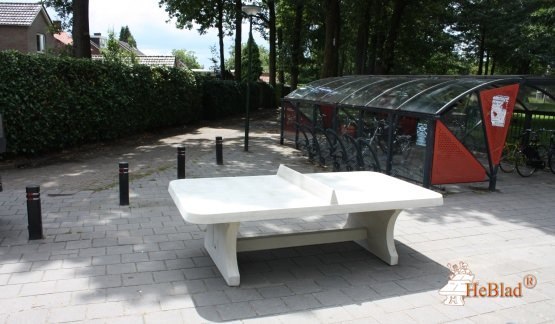 Tischtennisplatte aus Beton - abgerundet – Bild 4