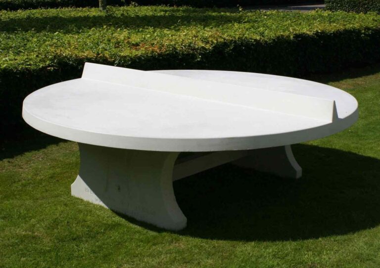 Tischtennisplatte aus Beton - rund – Bild 2
