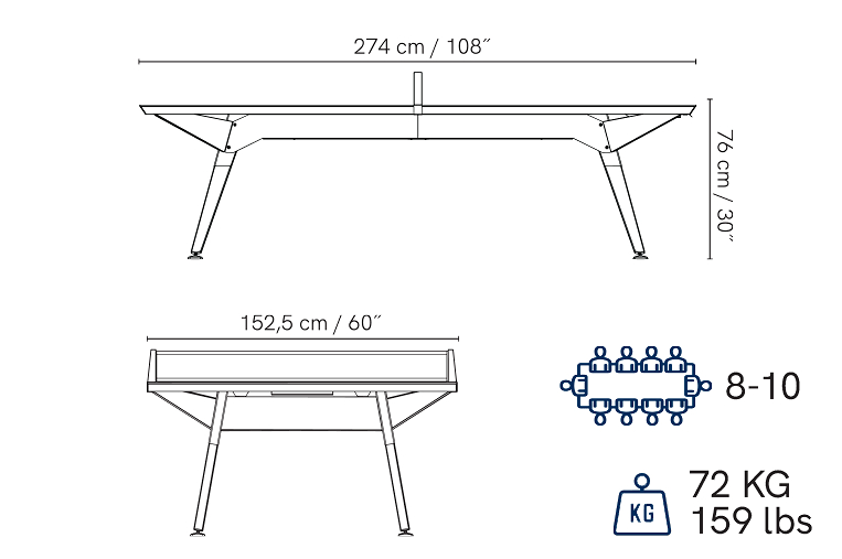 Cornilleau Origin Outdoor Tischtennisplatte – Bild 13